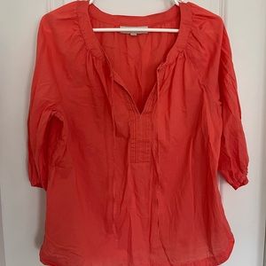 Long sleeve shirt coral